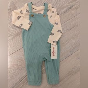 Unisex Cat & Jack Two Piece Coveralls w/long sleeve Onesies 18 months